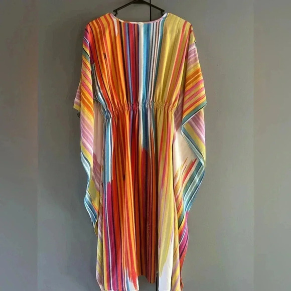 Natori - Colorful Flowy Dress (size small) - Picture 7 of 8